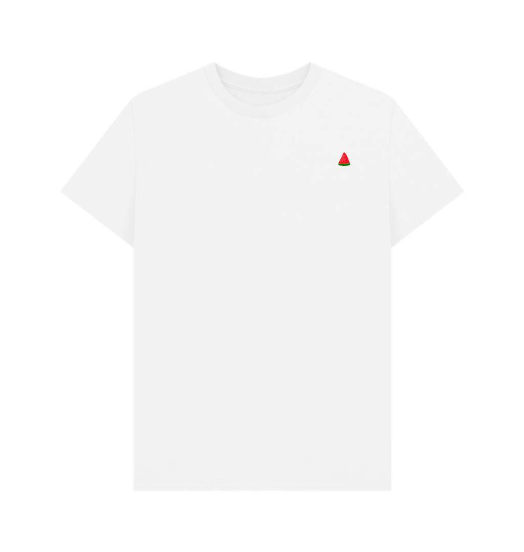 White Printed T-shirt Front