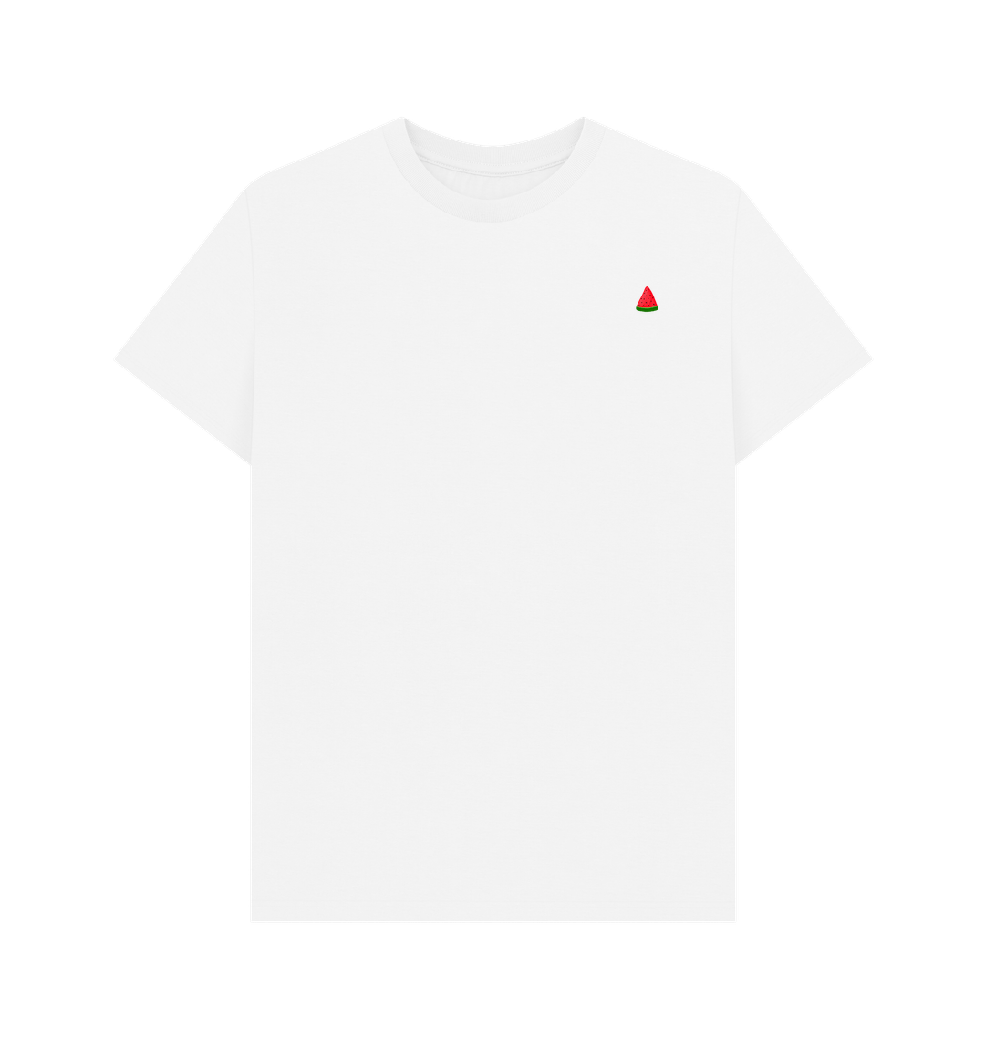 White Printed T-shirt Front