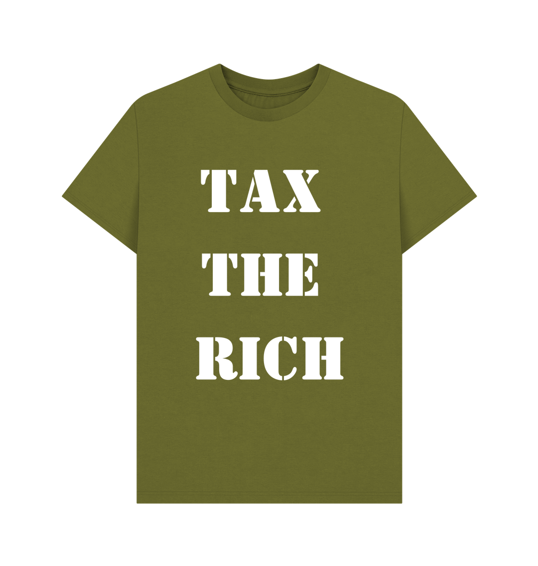 Moss Green Printed T-shirt Front