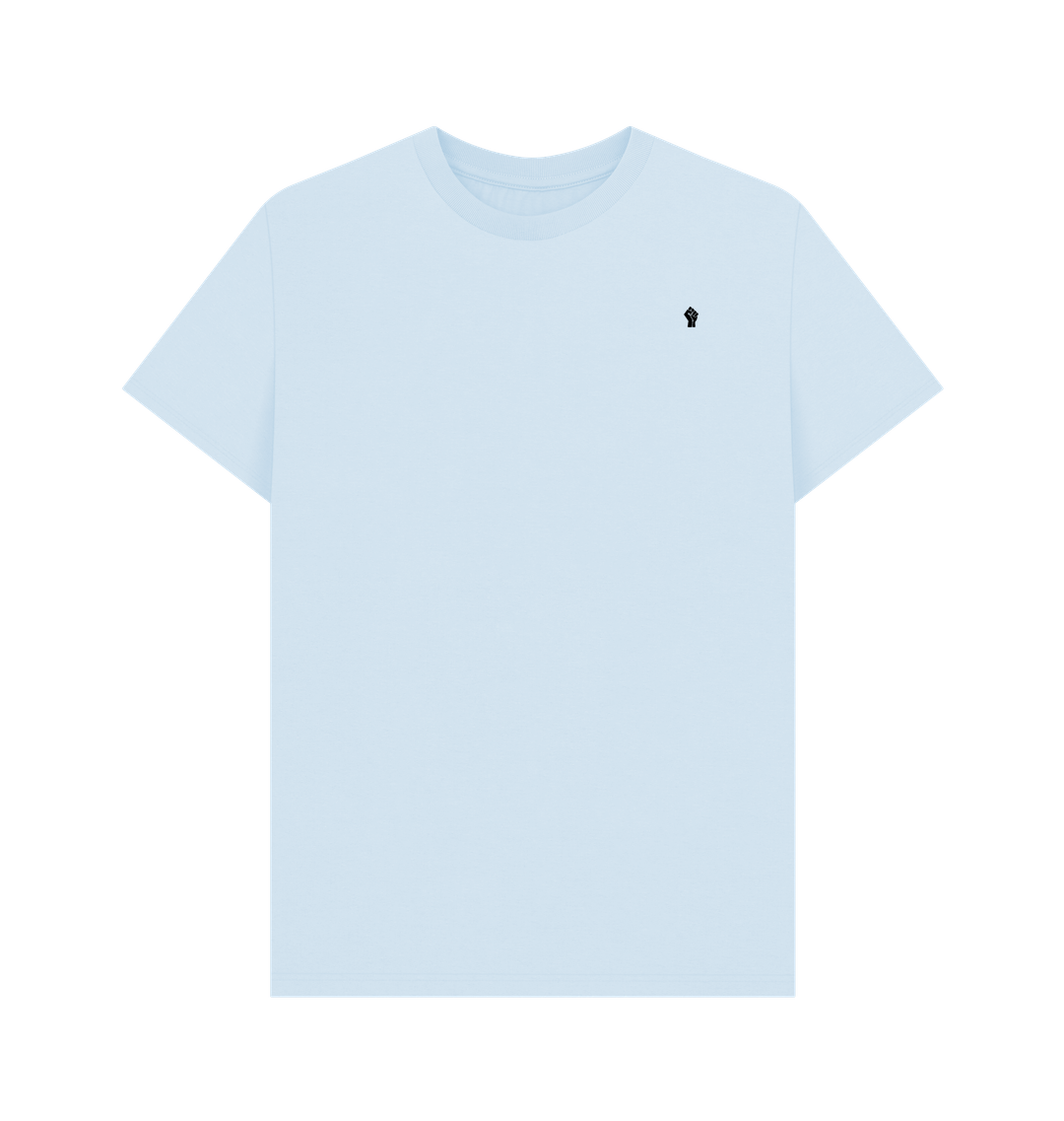 Sky Blue Printed T-shirt Front