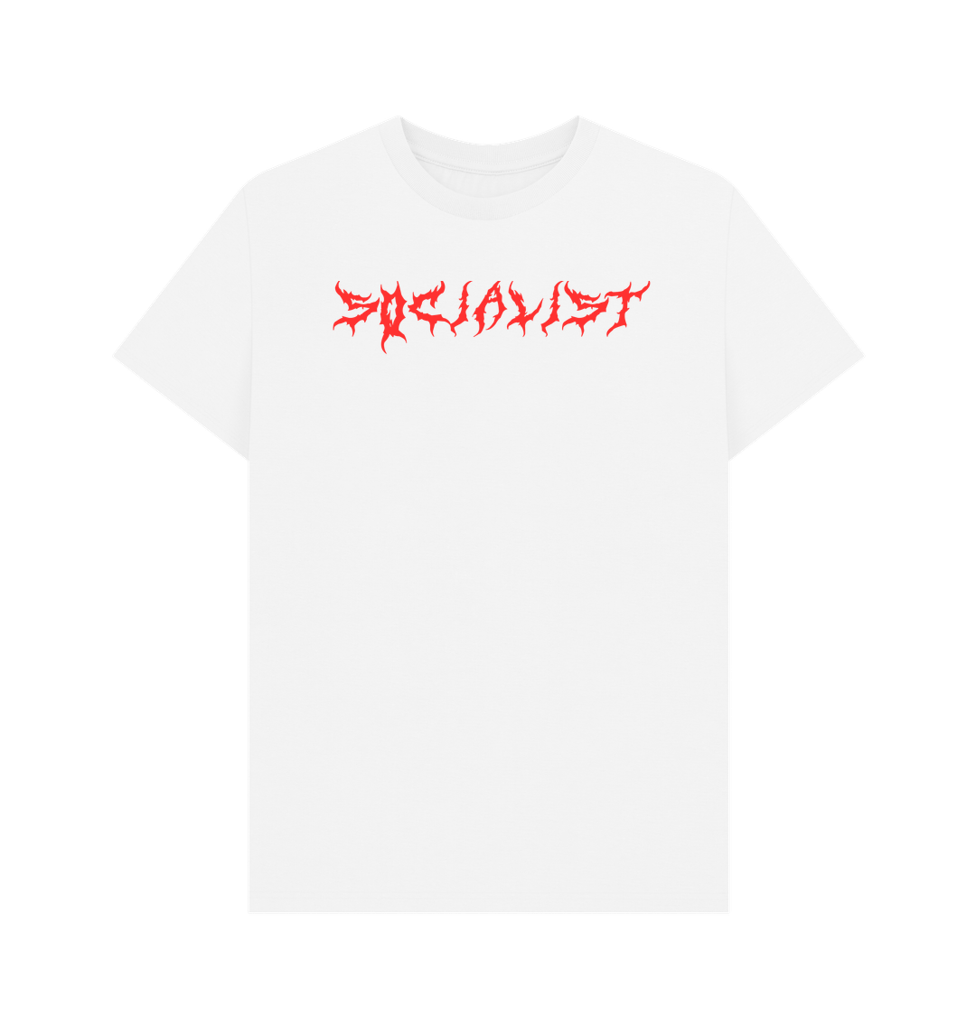 White Printed T-shirt Front