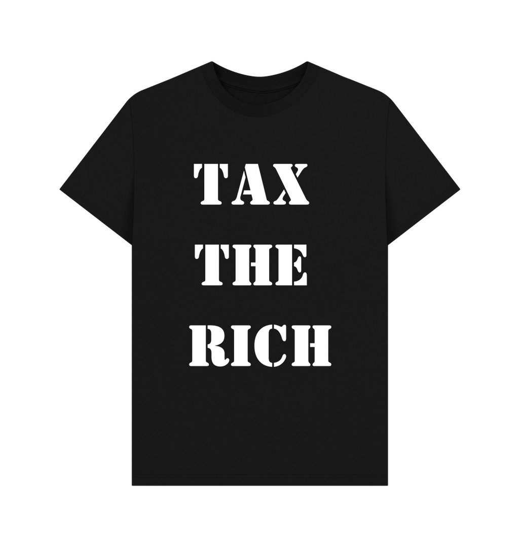 Black Printed T-shirt Front