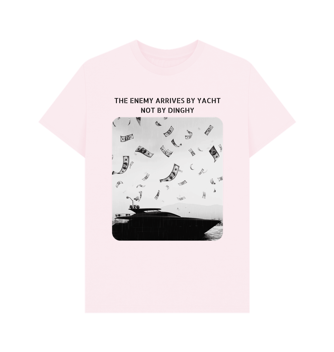 Pink Printed T-shirt Front