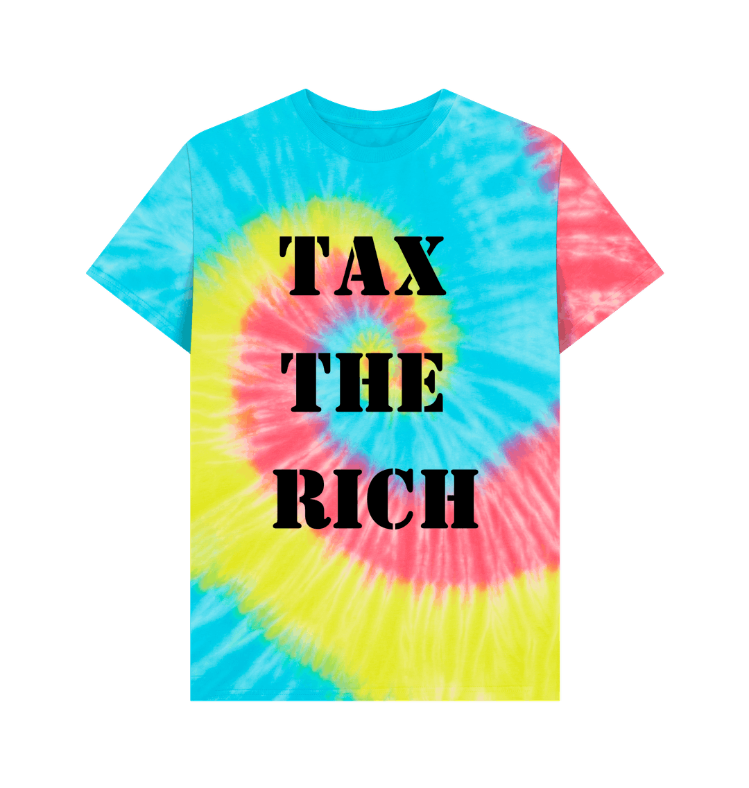 Tie Dye Printed T-shirt Front