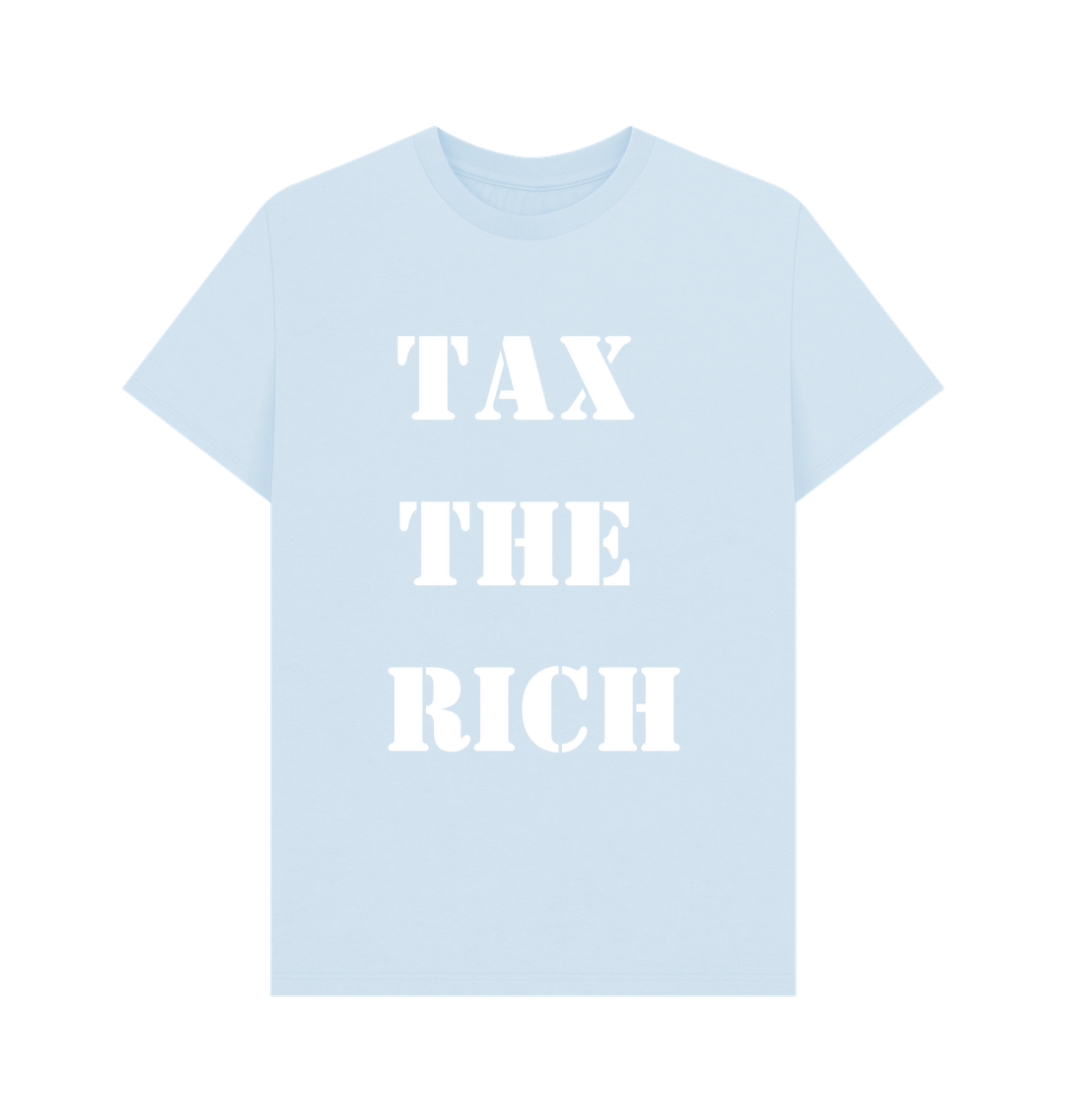 Sky Blue Printed T-shirt Front