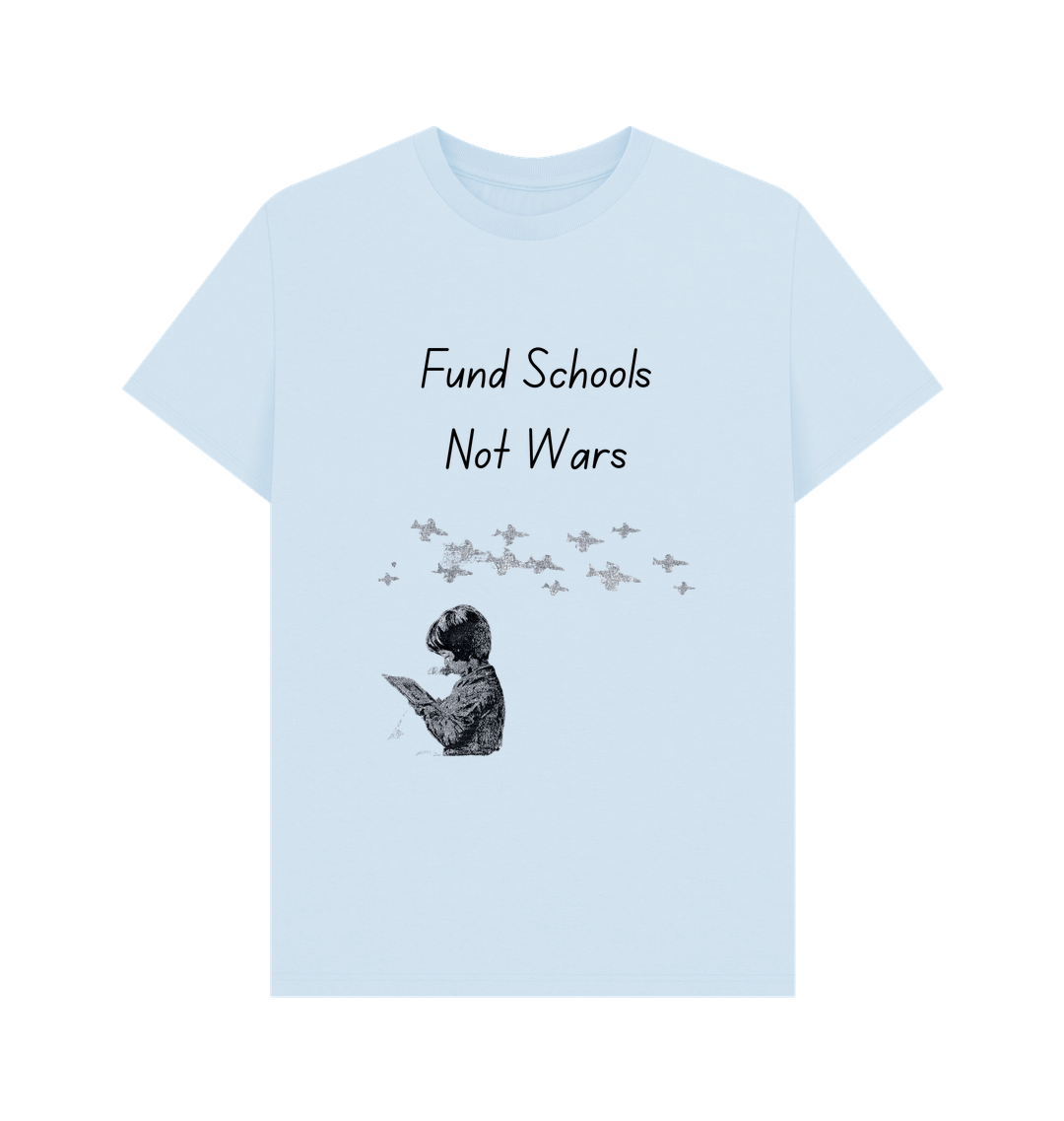 Sky Blue Printed T-shirt Front