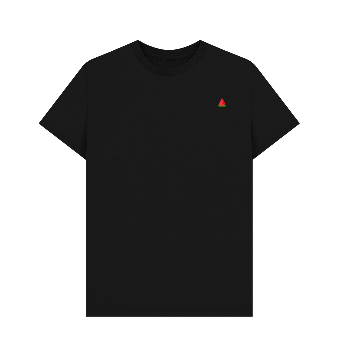 Black Printed T-shirt Front