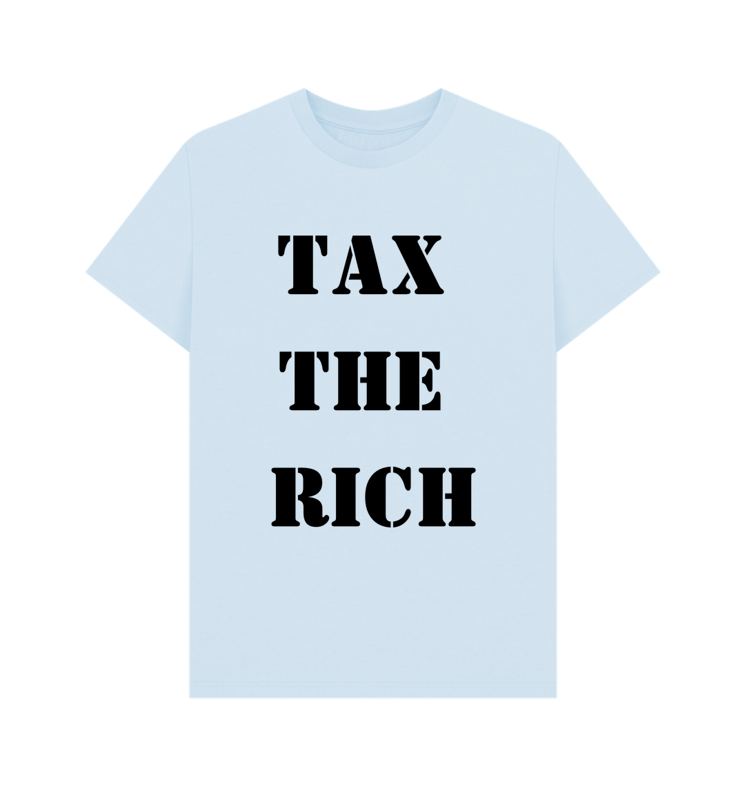 Sky Blue Printed T-shirt Front