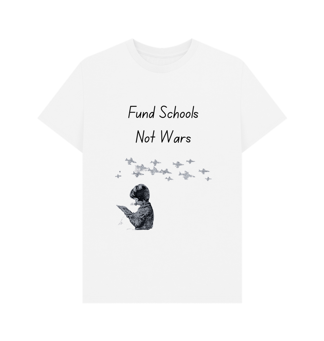 White Printed T-shirt Front