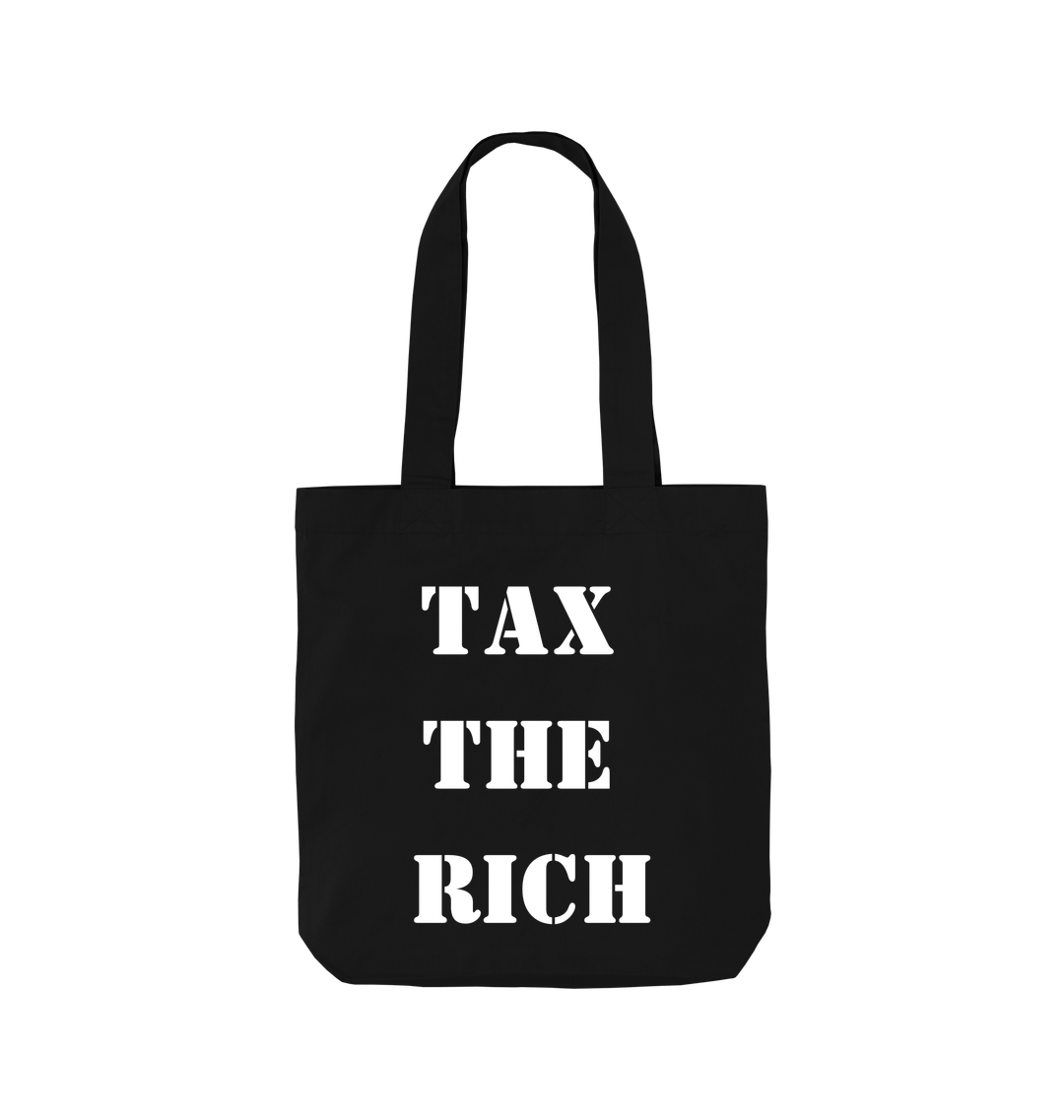 Black Printed Bag Front