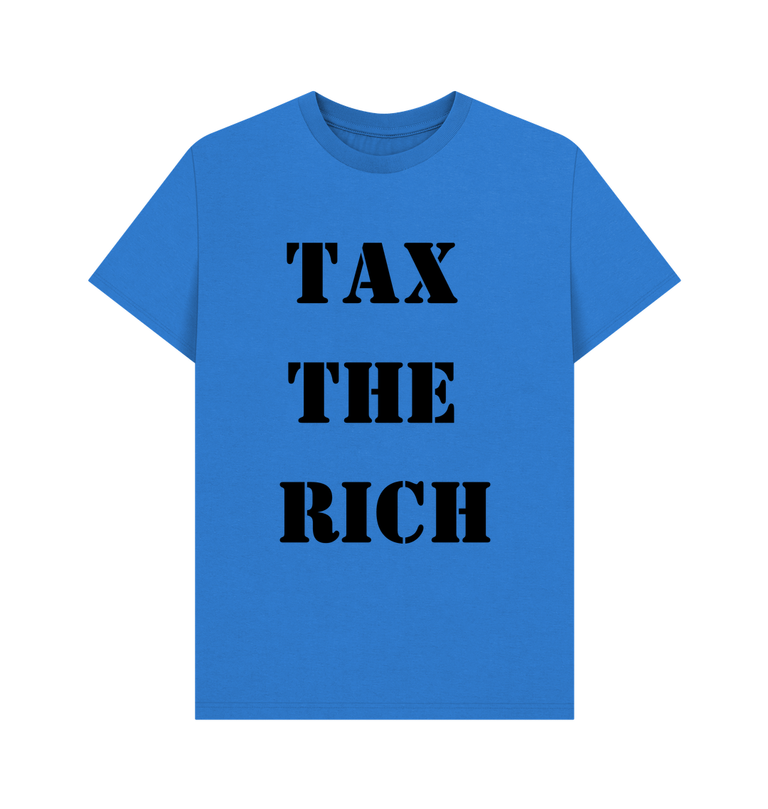 Bright Blue Printed T-shirt Front