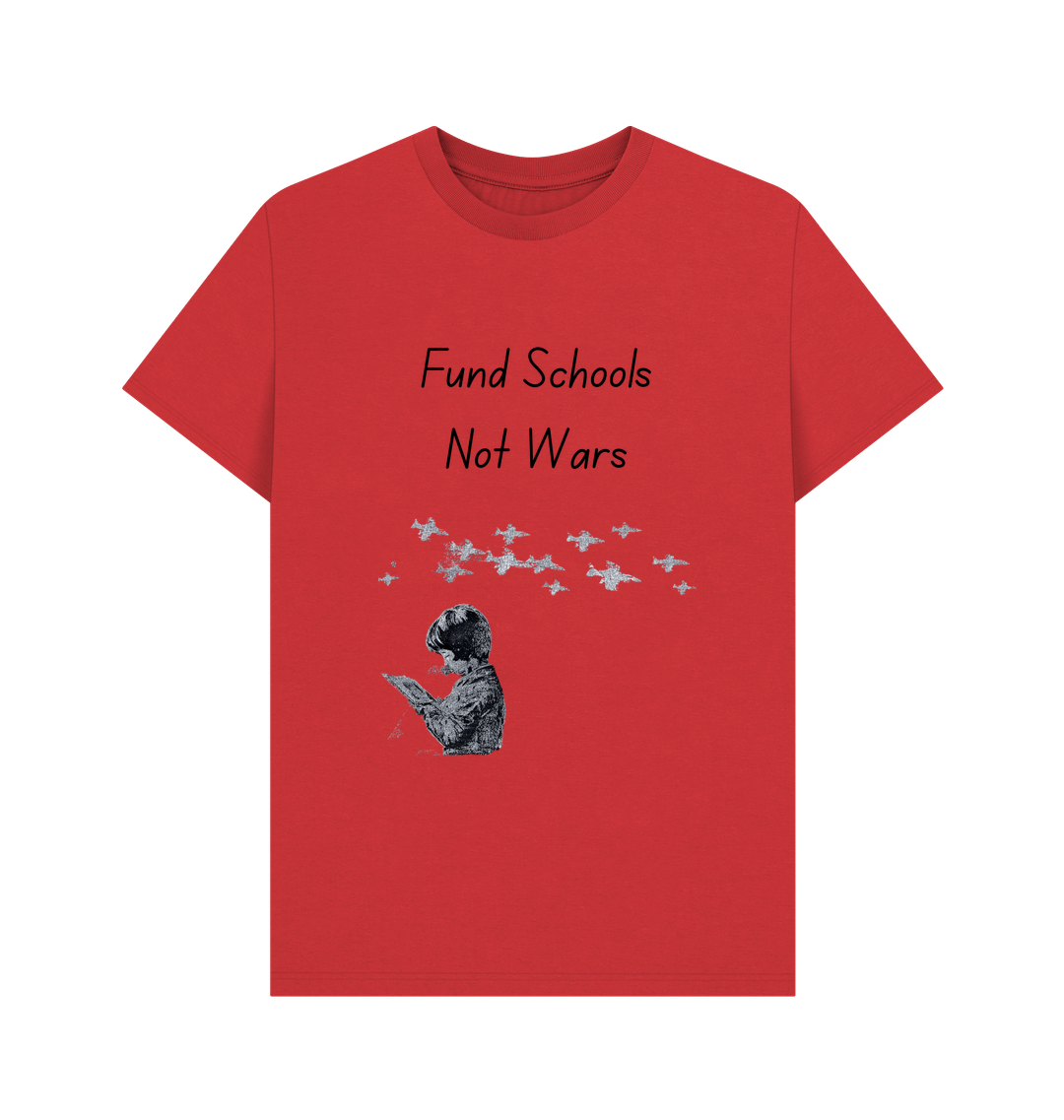 Red Printed T-shirt Front